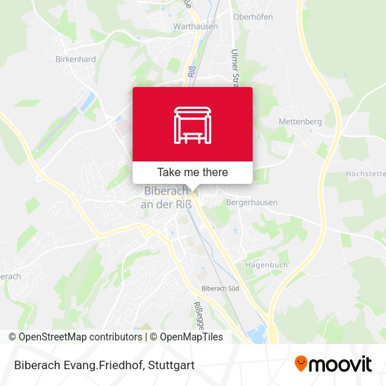 Biberach Evang.Friedhof map