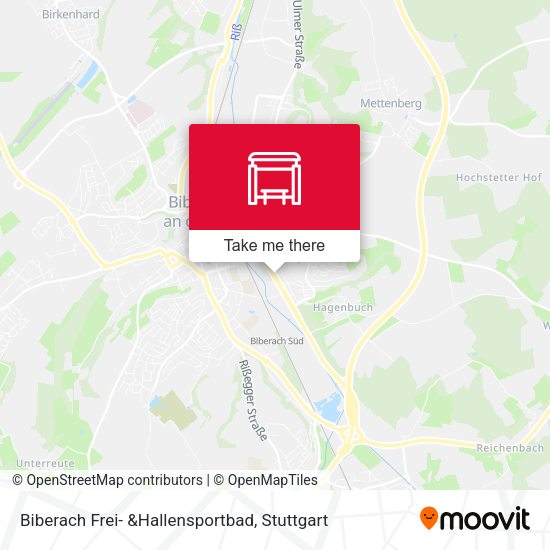 Biberach Frei- &Hallensportbad map