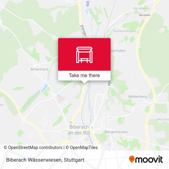 Biberach Wässerwiesen map