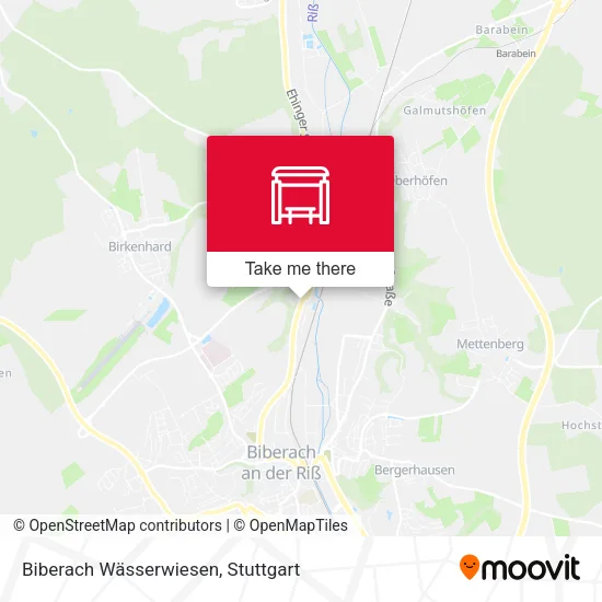 Карта Biberach Wässerwiesen