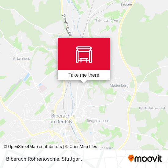 Biberach Röhrenöschle map