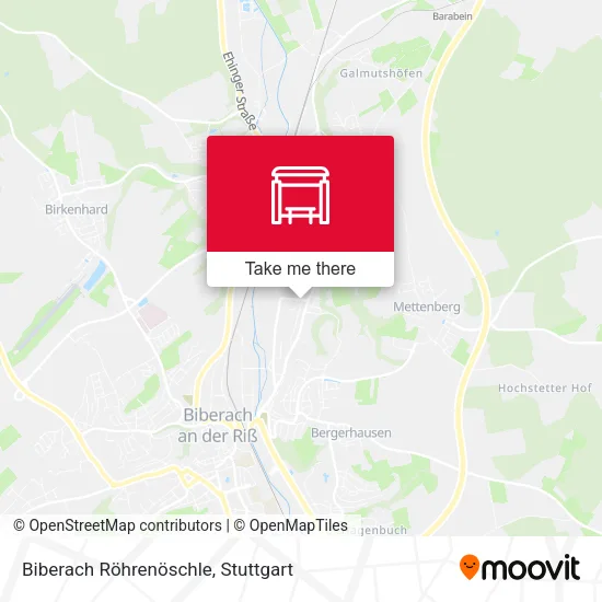 Карта Biberach Röhrenöschle