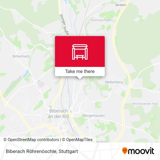 Biberach Röhrenöschle map