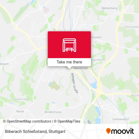 Карта Biberach Schießstand