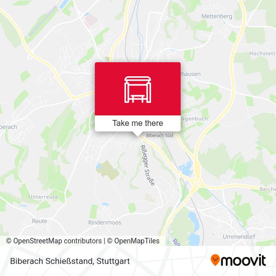 Карта Biberach Schießstand