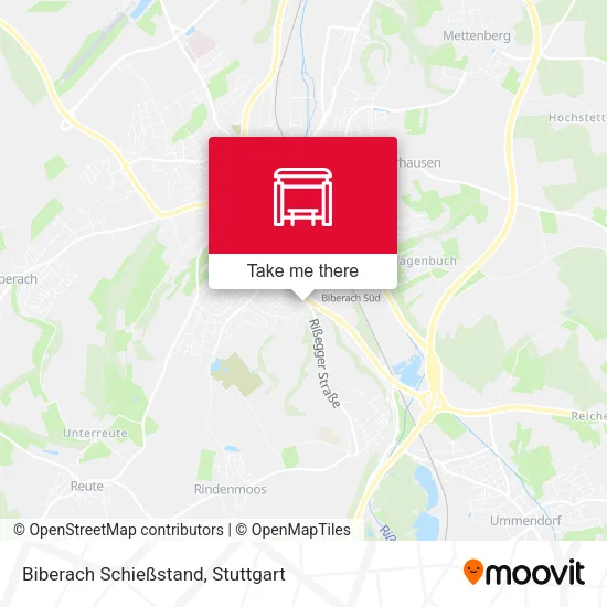 Карта Biberach Schießstand