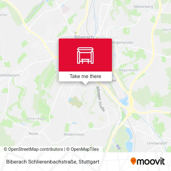 Карта Biberach Schlierenbachstraße