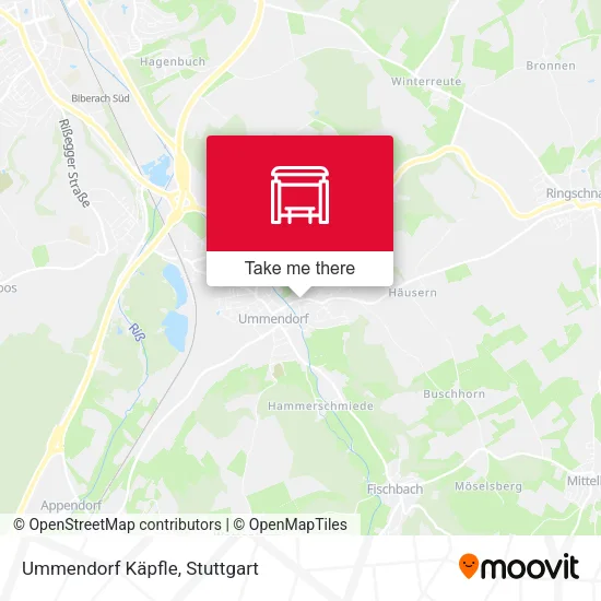 Карта Ummendorf Käpfle