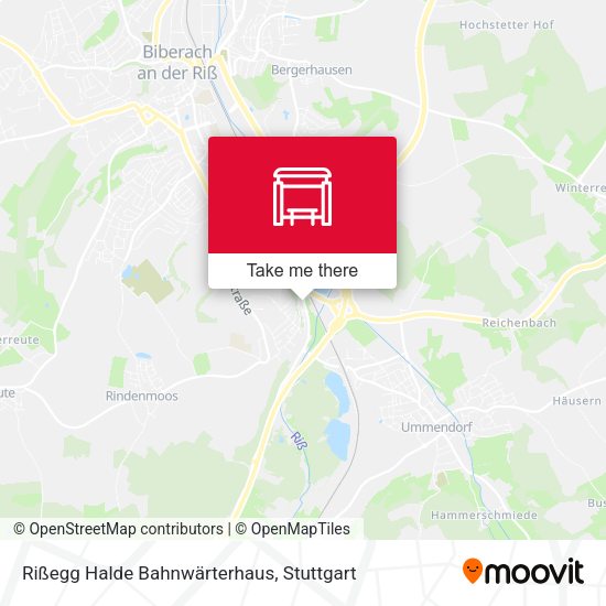 Rißegg Halde Bahnwärterhaus map