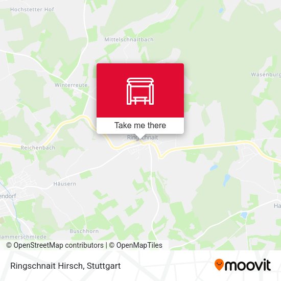 Карта Ringschnait Hirsch