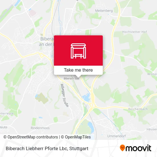Карта Biberach Liebherr Pforte Lbc
