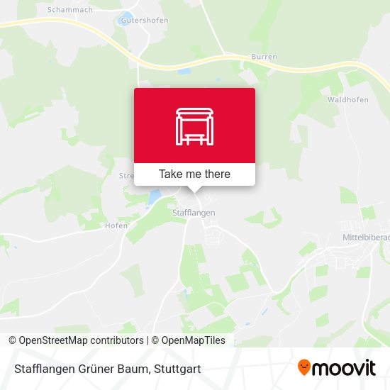 Stafflangen Grüner Baum map