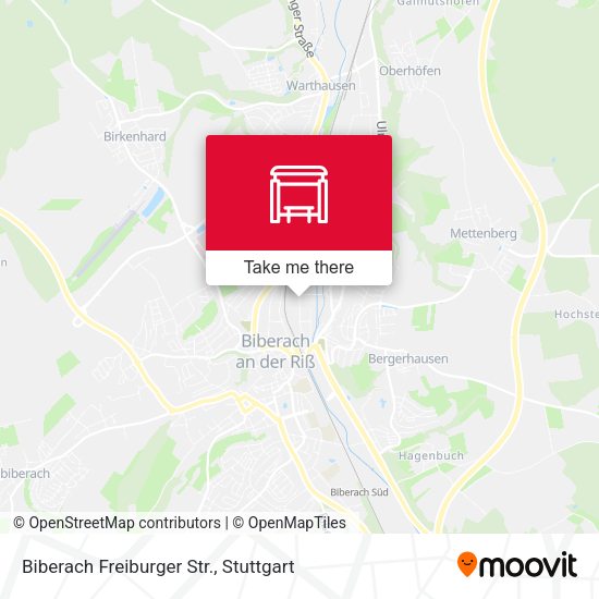 Карта Biberach Freiburger Str.