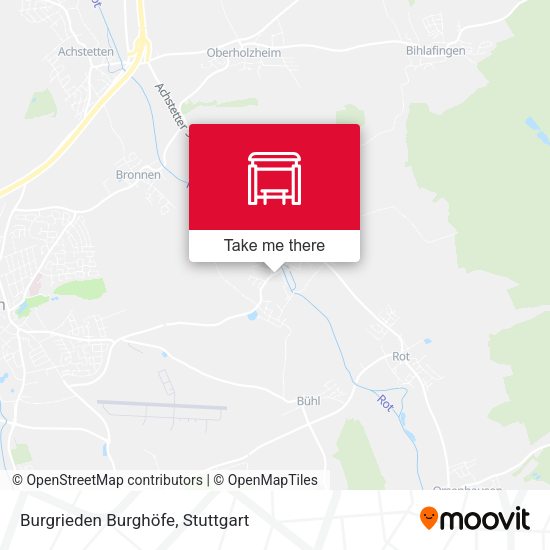 Burgrieden Burghöfe map