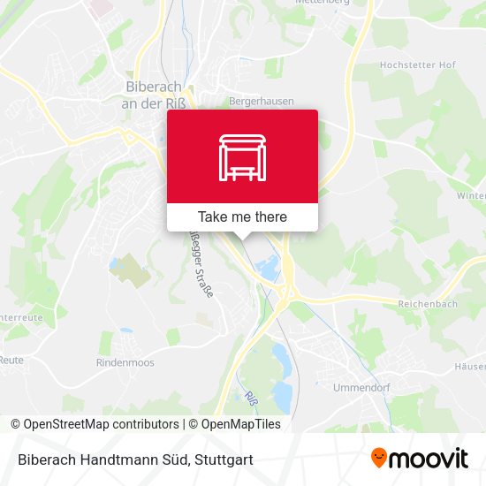 Biberach Handtmann Süd map