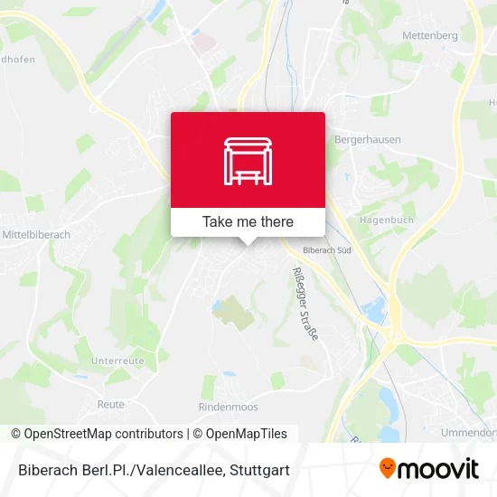 Карта Biberach Berl.Pl./Valenceallee