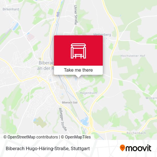 Biberach Hugo-Häring-Straße map