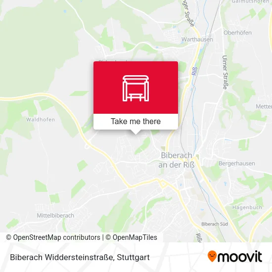 Карта Biberach Widdersteinstraße