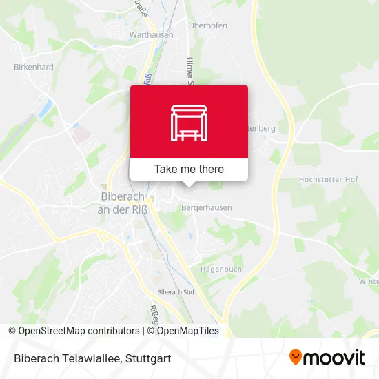 Карта Biberach Telawiallee