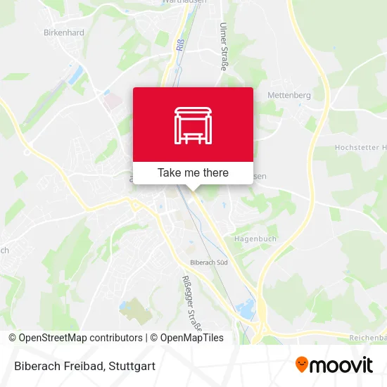 Карта Biberach Freibad