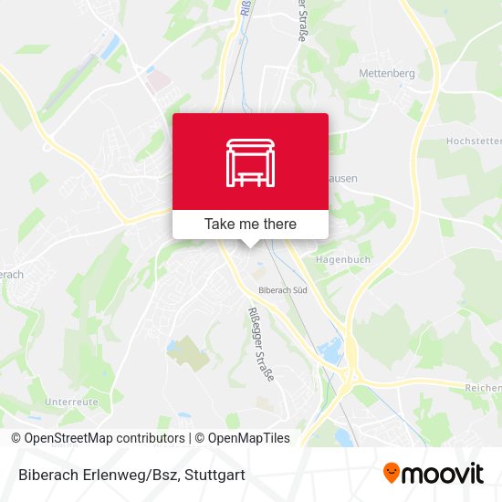 Карта Biberach Erlenweg/Bsz