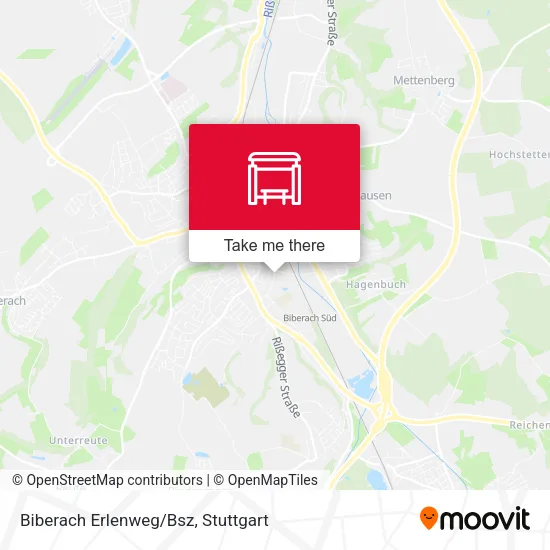 Карта Biberach Erlenweg/Bsz