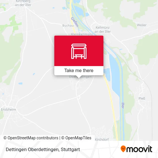 Карта Dettingen Oberdettingen