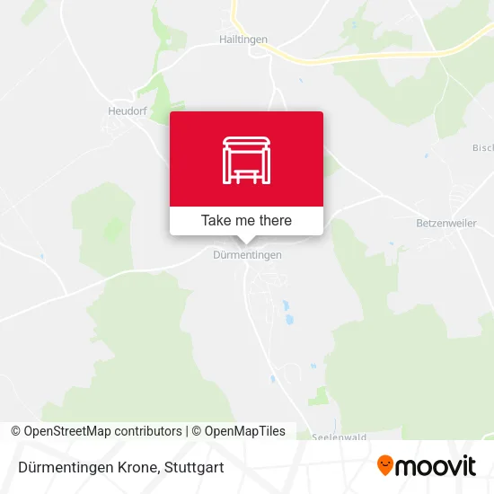 Карта Dürmentingen Krone