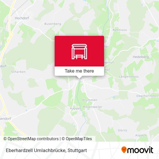 Eberhardzell Umlachbrücke map