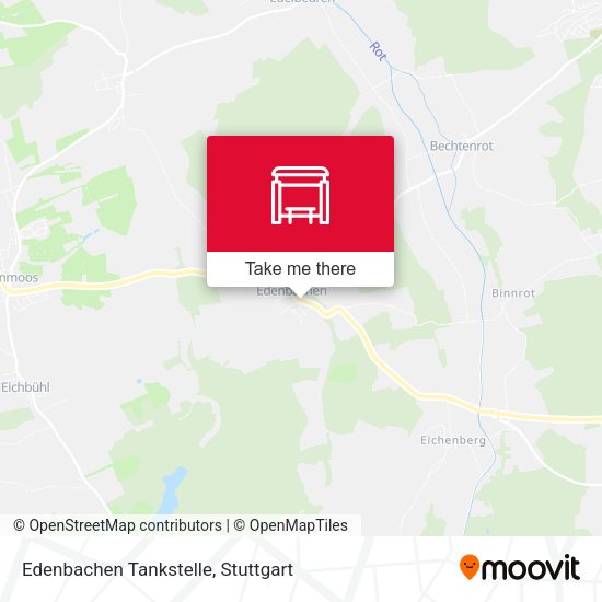 Edenbachen Tankstelle map