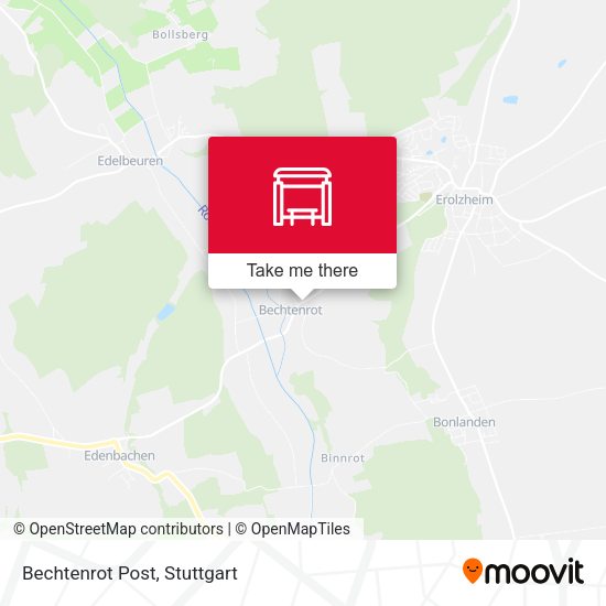 Карта Bechtenrot Post