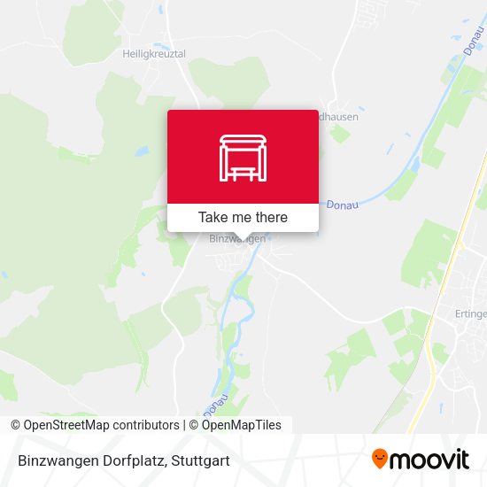 Binzwangen Dorfplatz map