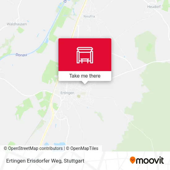 Карта Ertingen Erisdorfer Weg