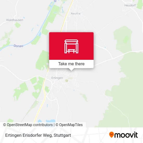 Карта Ertingen Erisdorfer Weg