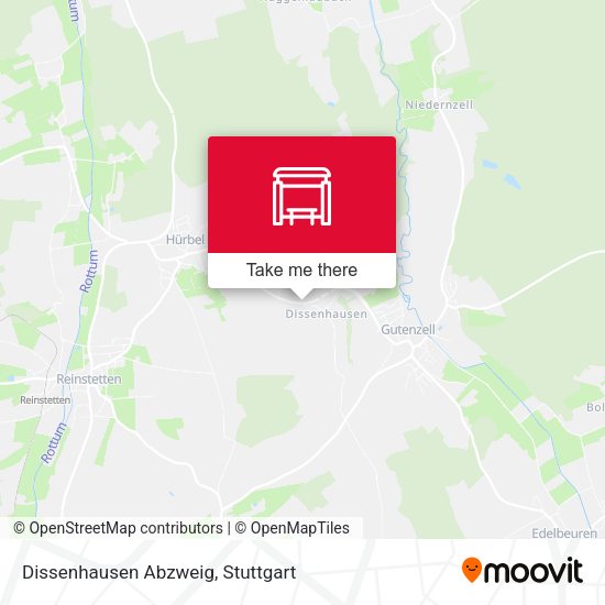 Dissenhausen Abzweig map