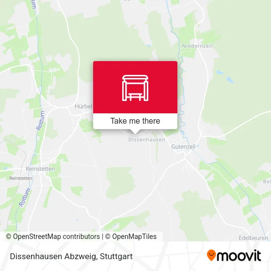 Карта Dissenhausen Abzweig