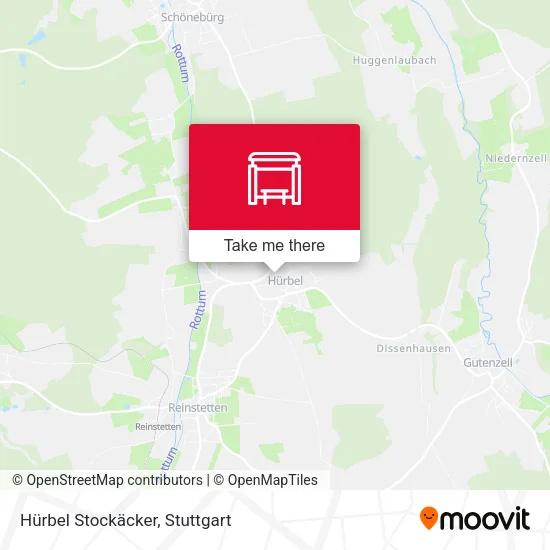 Карта Hürbel Stockäcker