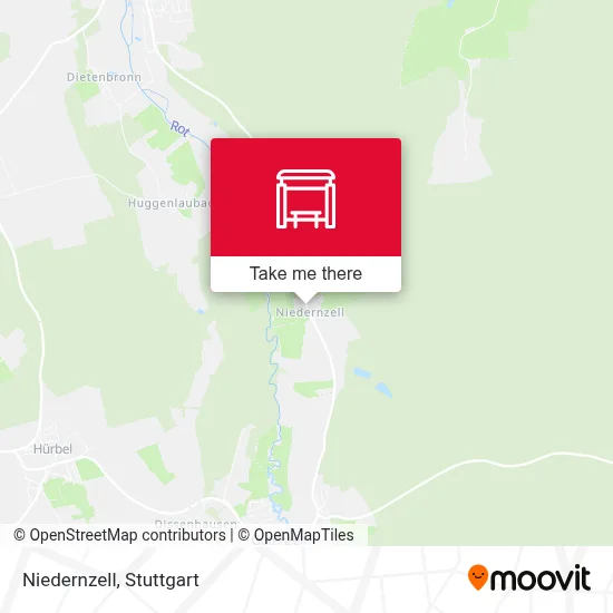 Niedernzell map