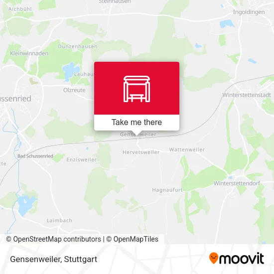 Карта Gensenweiler