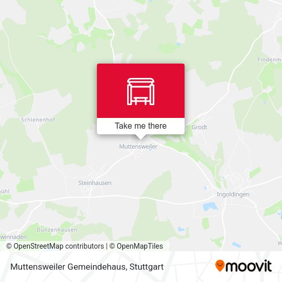 Muttensweiler Gemeindehaus map