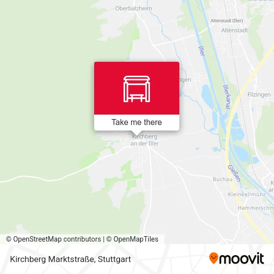Карта Kirchberg Marktstraße