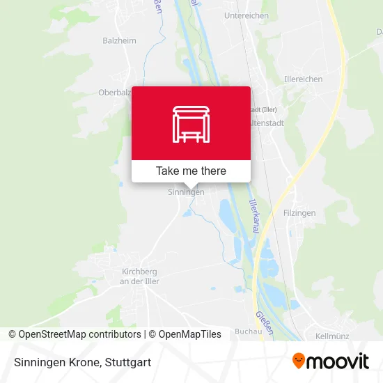 Карта Sinningen Krone