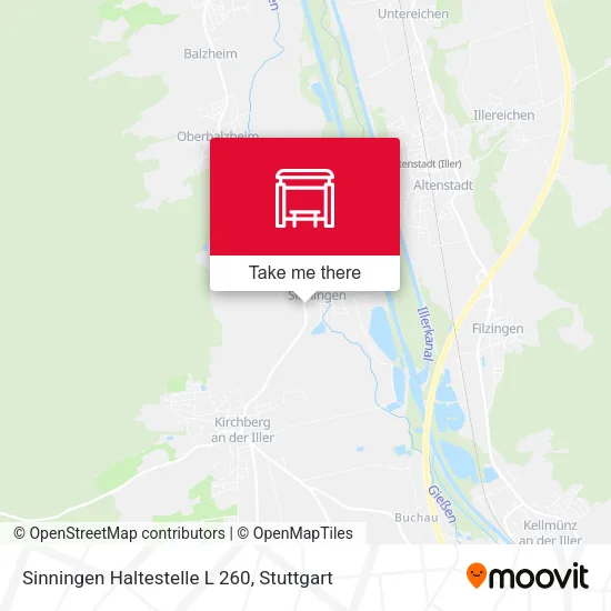 Карта Sinningen Haltestelle L 260
