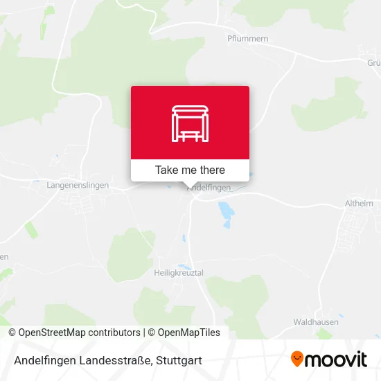 Карта Andelfingen Landesstraße