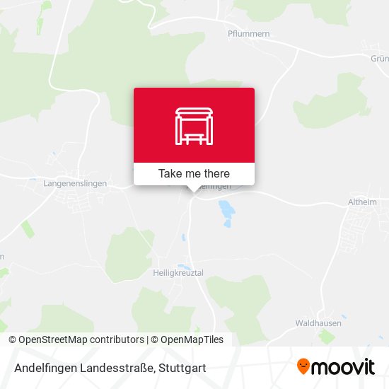 Andelfingen Landesstraße map