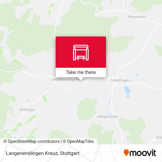 Langenenslingen Kreuz map