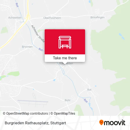 Карта Burgrieden Rathausplatz