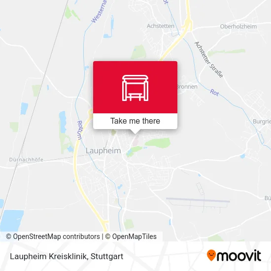 Laupheim Kreisklinik map