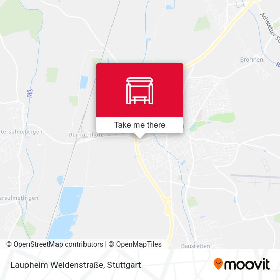 Laupheim Weldenstraße map