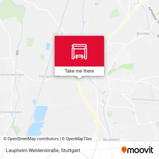 Laupheim Weldenstraße map